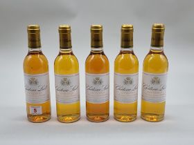 Five 37.5cl bottles of Chateau Liot, 1999, Sauternes. (5)