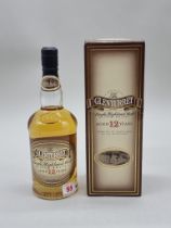 A 70cl bottle of The Glenturret 12 Year Old Whisky, 1990s bottling, in card box.