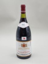 A 150ml magnum bottle of Crozes Hermitage, Domaine de Thalabert, 1983, Paul Jaboulet Aine.