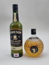 Two 70cl bottles of Whisky, comprising: a Jameson 'Stout Edition' Irish Whiskey; and a St Andrew'