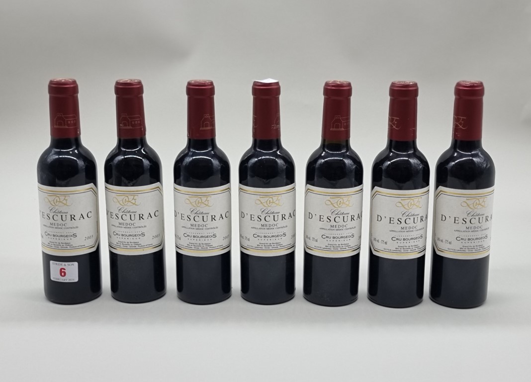 Seven 75cl bottles of Chateau d'Escurac, 2005, Cru Bourgeois Superieur Medoc. (7)