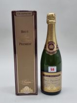 A 75cl bottle of Louis Roederer NV Brut Premier Champagne, in card box.