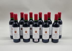 Eleven 37.5cl bottles of Chateau Faizeau Vieilles Vignes, 1995, Montagne St Emilion. (11)