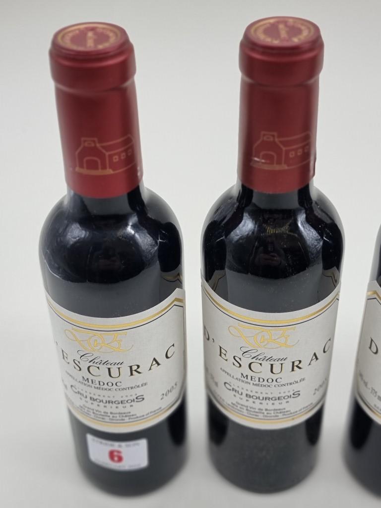 Seven 75cl bottles of Chateau d'Escurac, 2005, Cru Bourgeois Superieur Medoc. (7) - Image 2 of 2