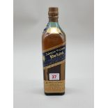 A 75cl bottle of Johnnie Walker 'Blue Label' Whisky, bottle No. D10958.