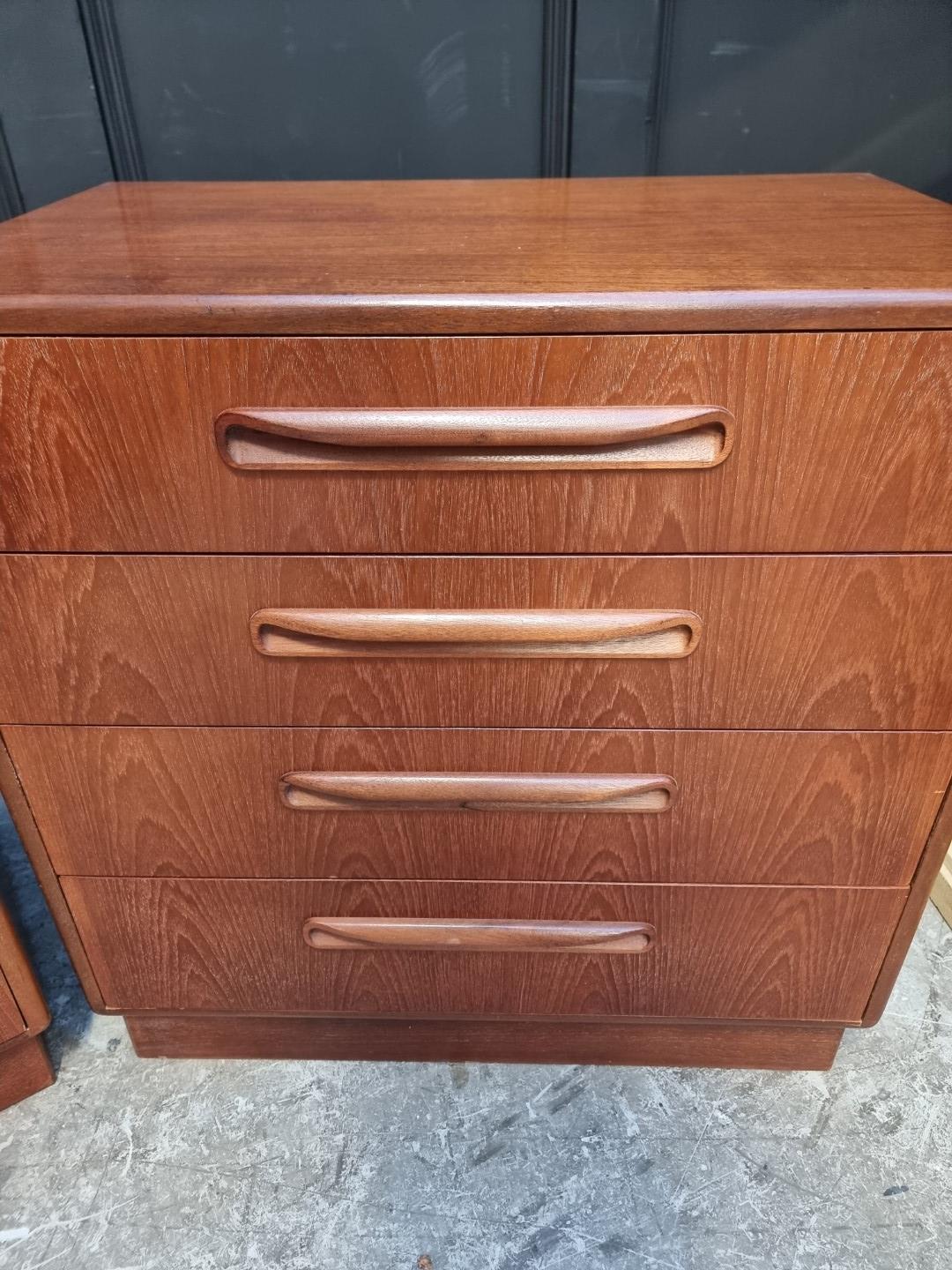 A pair of mid-century G-Plan chests of drawers, 71cm wide. - Image 3 of 5