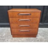 A mid-century G-Plan chest of drawers, 72cm wide.