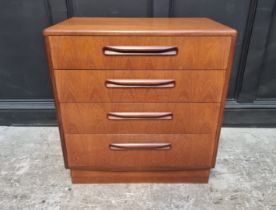 A mid-century G-Plan chest of drawers, 72cm wide.