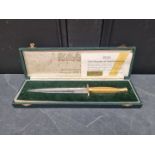 A cased Wilkinson Sword limited edition Commando knife, with etched blade, with CoA numbered 152/