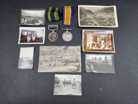 Medals: to 1969 Pte K.S Betsworth, R.A.M.C, comprising: WWI War Medal and George V India Medal, with