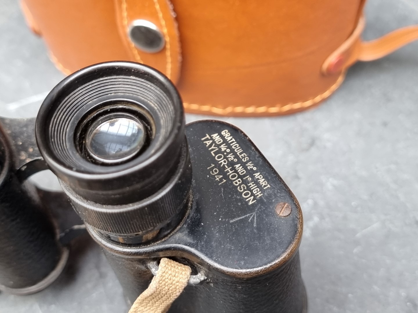 A pair of Taylor Hobson 1941 Bino. Prism Number 2 MK2 field binoculars, dated 1941, Serial No. - Image 2 of 4