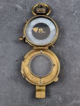 A WWI British Verners Pattern VII officer's military compass, by S Mordan & Co, dated 1917 with