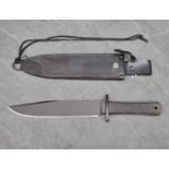 A Cold Steel 'Trail Master' knife and sheath, having 24cm blade.