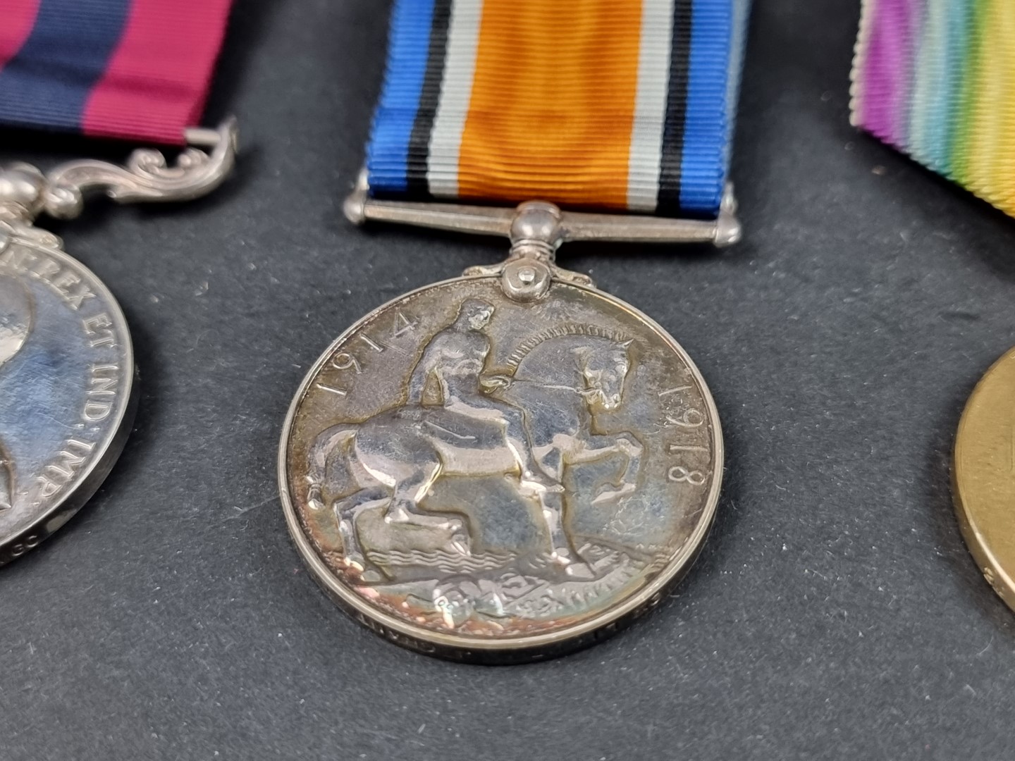 Medals: a WWI gallantry trio, to 2nd Lieut E.J Grant MGC, comprising: Distinguished Conduct Medal; - Image 3 of 5