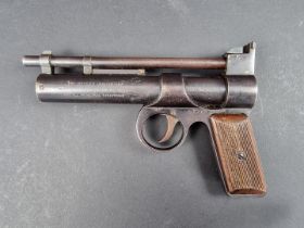 A rare pre-war Webley Junior .177 cal air pistol, Serial No.J1186.