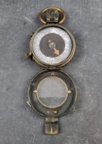 A WWI British Verners Pattern VII officer's military compass, by French Ltd, dated 1917 with crow'