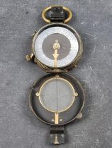 A WWI British Verners Pattern VII officer's military compass, by Cruchon and Emons, dated 1916