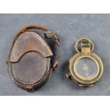 A WWI British Verners Pattern VIII officer's military compass, by French Ltd, dated 1918 with