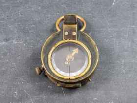A WWI British Verners Pattern VII officer's military compass, by Anglo Swiss Association, dated 1915