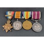 Medals: a WWI trio, to 1378 Sgt later Sgt Major G.F Collis, Manchester Regiment, comprising: 1914