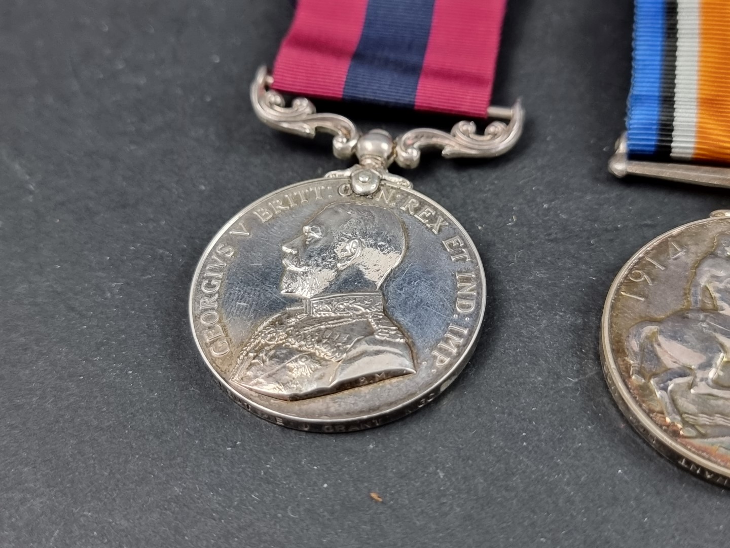 Medals: a WWI gallantry trio, to 2nd Lieut E.J Grant MGC, comprising: Distinguished Conduct Medal; - Image 2 of 5