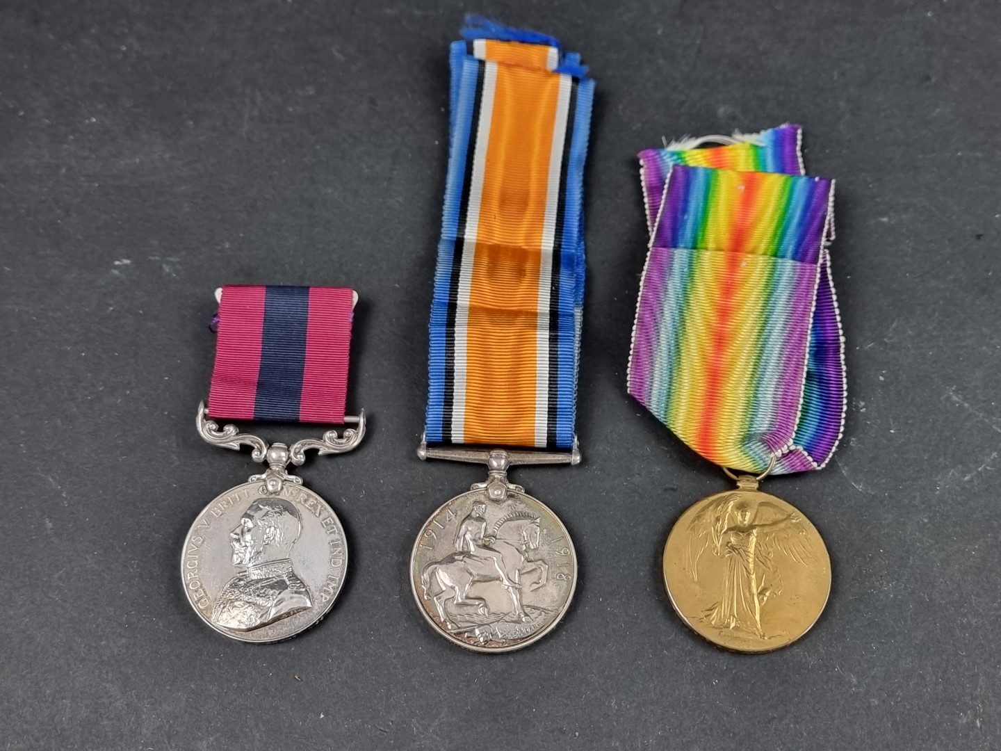 Medals: a WWI gallantry trio, to 2nd Lieut E.J Grant MGC, comprising: Distinguished Conduct Medal;