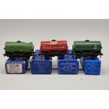 Hornby: OO Gauge: a collection of 5 oil tank wagons, to include 'Power Ethyl' (with hand logo); '