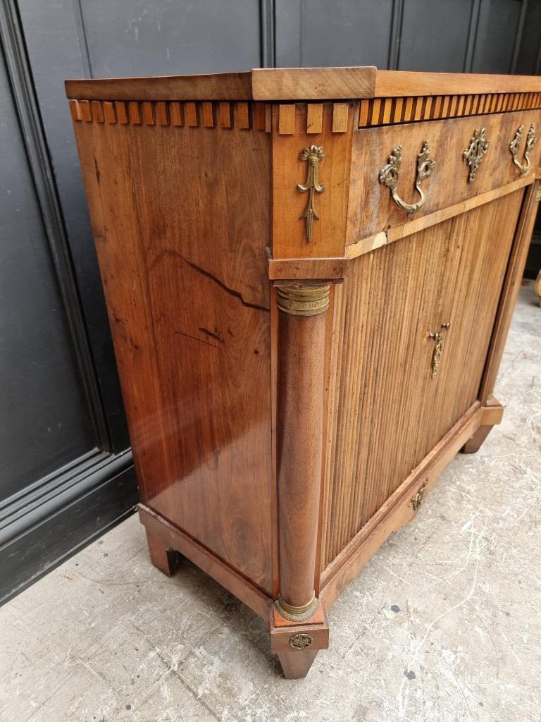 An early 19th century Continental mahogany side cabinet, 92.5cm wide, (alterations). - Image 5 of 7