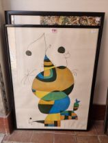 Three Tate Gallery posters, 75 x 50cm; together with another Joan Miro example, 70 x 51cm. (4)
