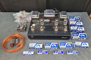 Hi-Fi Equipment: a World Audio K5881 Valve Power Amplifier, with power lead.