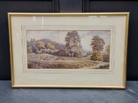 Gervase Alington, 'Mid-day Rest', watercolour, 16.5 x 35cm.