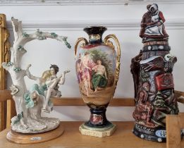 A mixed group of ceramics, to include novelty beer steins.