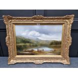 Thomas Creswick, 'Grasmere Lake, Cumberland', signed and dated 1850, further inscribed on old