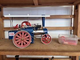 A Wilesco D40 'Old Smoky' traction engine.