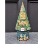 A scarce Mabel Lucie Attwell's 'Fairy Tree' Crawfords money box biscuit tin, 35.5cm high.