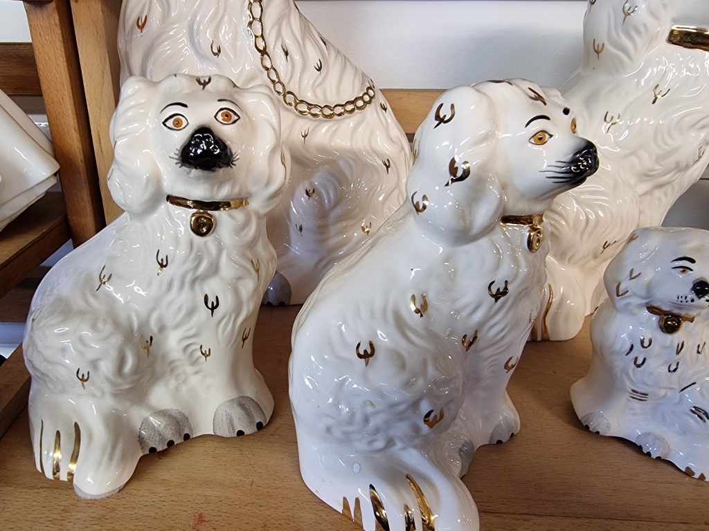 Five pairs of Royal Doulton Spaniels, largest 25.5cm. (10) - Image 2 of 6