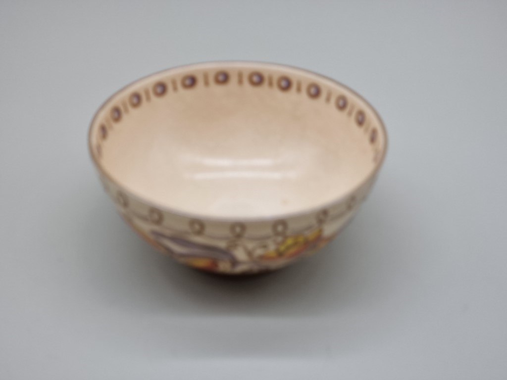 A Bursley Ware Charlotte Rhead bowl, 19cm diameter. - Image 2 of 6