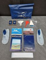 A small collection of Concorde memorabilia.