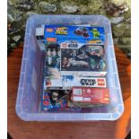 LEGO: 8 sealed box sets, to include 4 Stars Wars examples; together with a Mattel Hotwheels