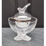 A Lalique 'Igor' glass caviar bowl, 20cm diameter.