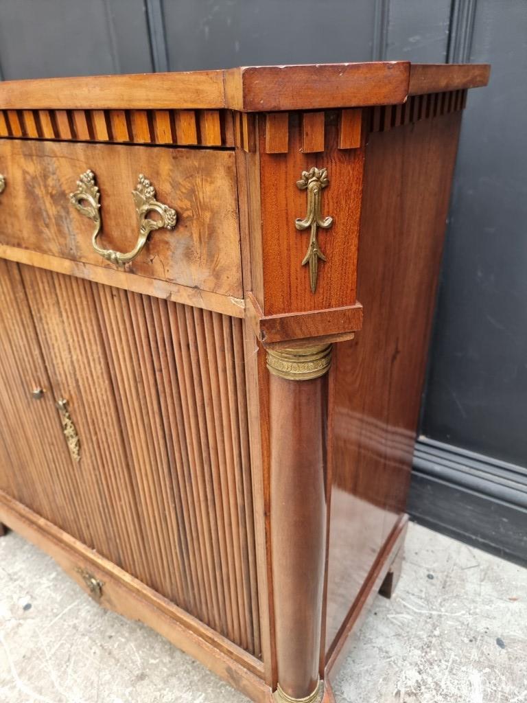 An early 19th century Continental mahogany side cabinet, 92.5cm wide, (alterations). - Image 3 of 7