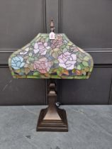 A Tiffany style table lamp, 70cm high.