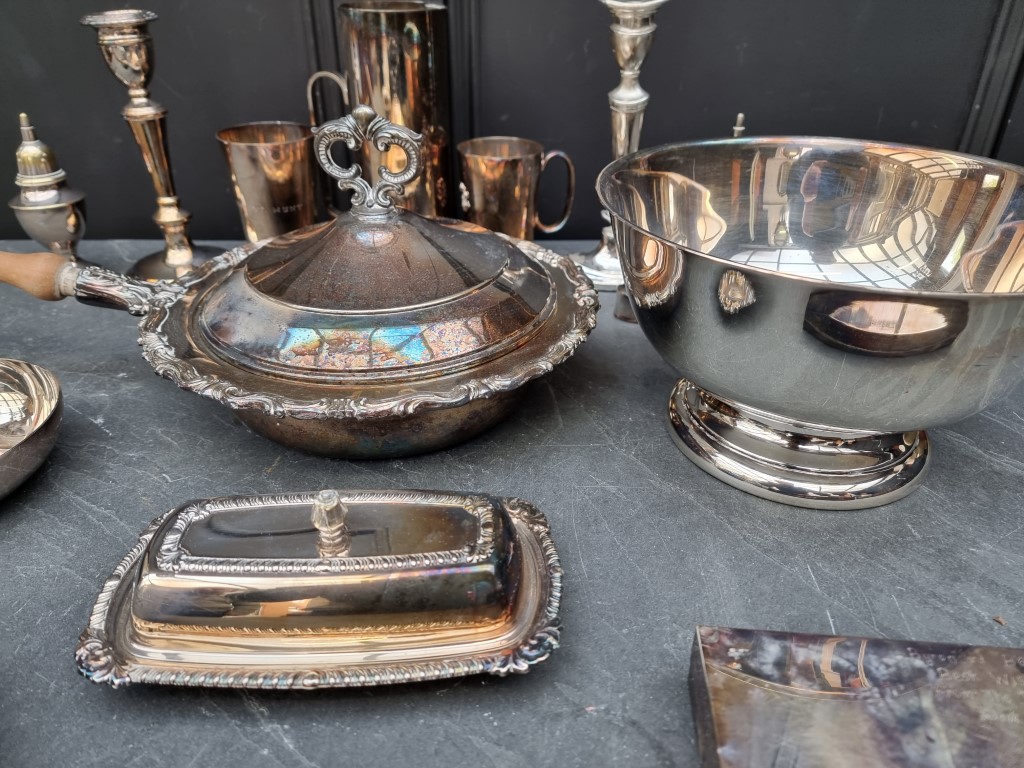 A collection of silver plate. - Image 3 of 4