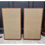 Hi-Fi Equipment: a large pair of vintage speakers, possibly Tannoy, 85 high x 46.5cm wide. (2)