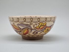 A Bursley Ware Charlotte Rhead bowl, 19cm diameter.