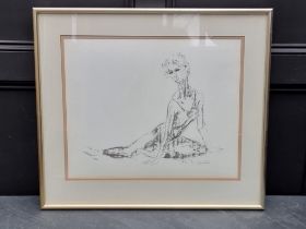 Tom Merrifield, seated ballet dancer, two works, each signed and numbered 129/250 and 12/150