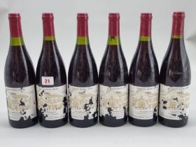 Six 75cl bottles of Rully 1er Cru Champs Cloux, 1993, Michel Briday. (6)