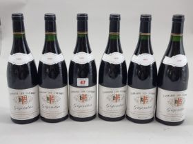 Five 75cl bottles of Gigondas, 1986, Domaine Les Gouberts. (5)