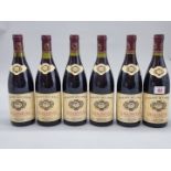 Six 75cl bottles of Gigondas, 1986, Domaine du Cayron, Michael Faraud. (6)