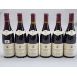 Six 75cl bottles of Volnay Taillepieds 1er Cru, 1995, Bitouzet-Prieur. (6)